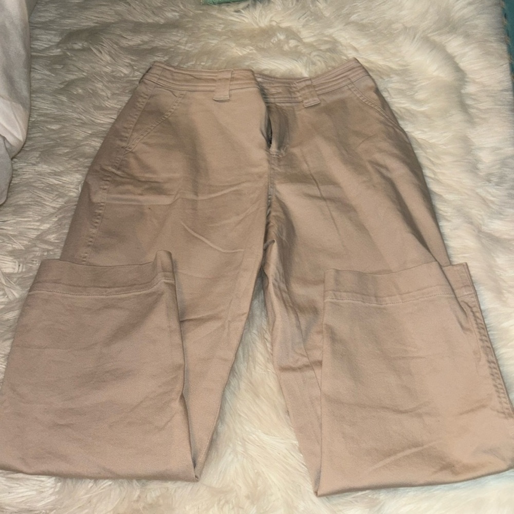 beige jeans